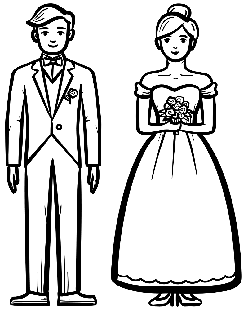 Bride And Groom Clip Art