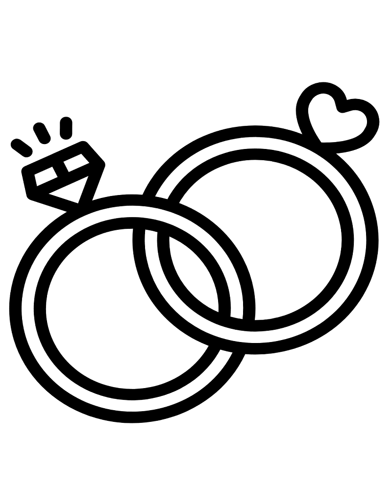 Colorful Wedding Rings