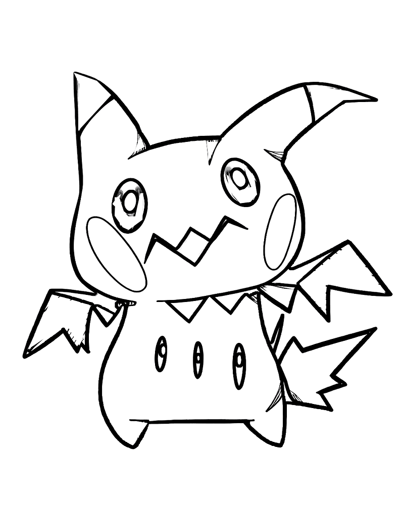 Mimikyu Picture for kids