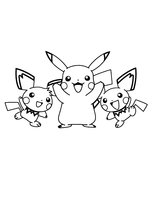 Pichu with friends