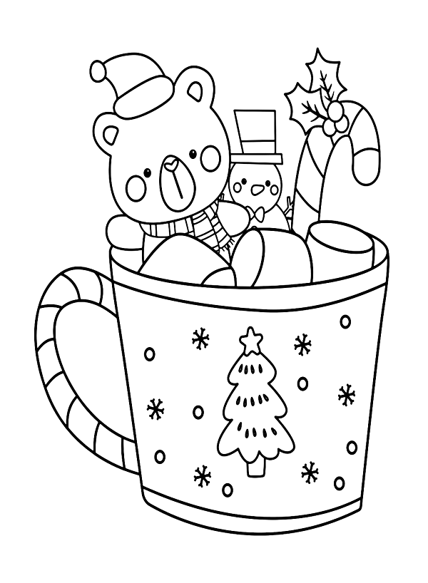 Crayola Christmas Coloring Pages