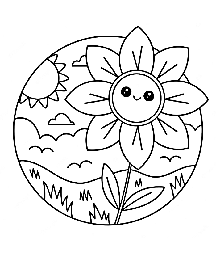 Crayola Spring Coloring Pages