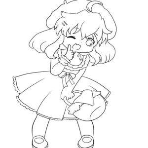 Sailor moon cute drawing