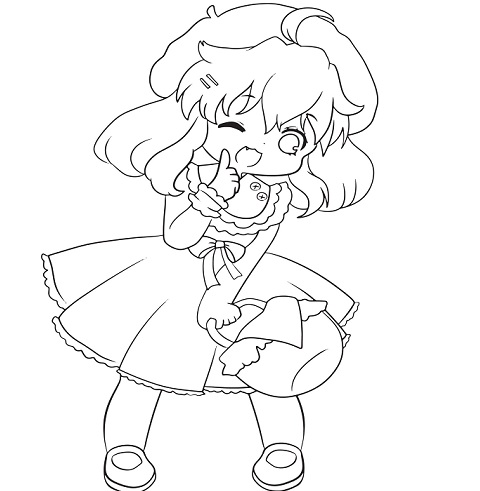 Sailor Moon cute drawing