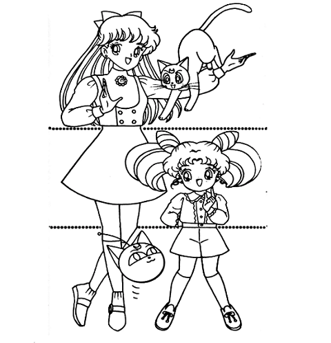 Color Page Sailor Moon