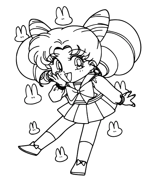 Sailor Moon coloring pages to print