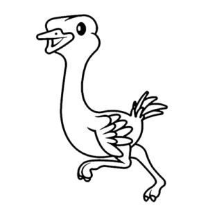 Emu Bird Cartoon