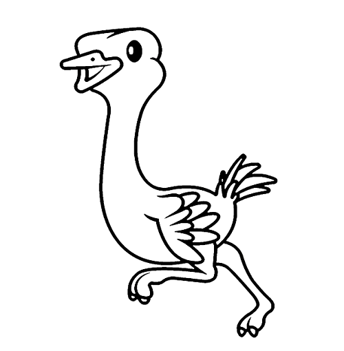 Emu Bird Cartoon