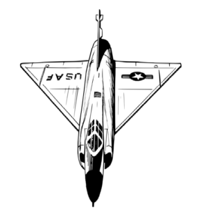 Aeroplane coloring page