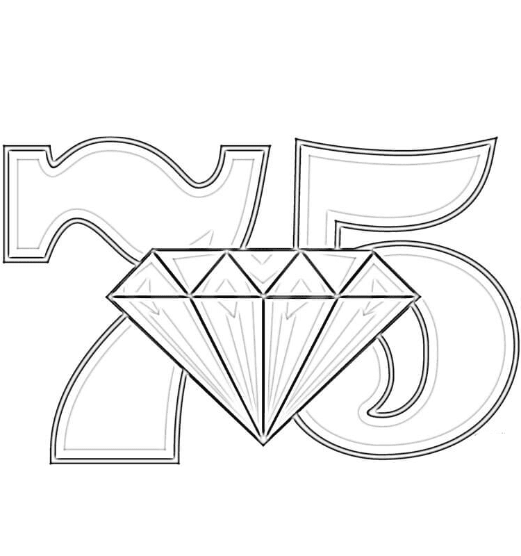 Anniversary 75 Years Diamond Wedding