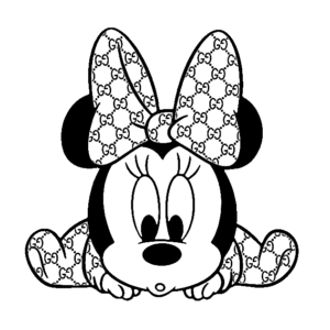 Baby Minnie Mouse in Gucci