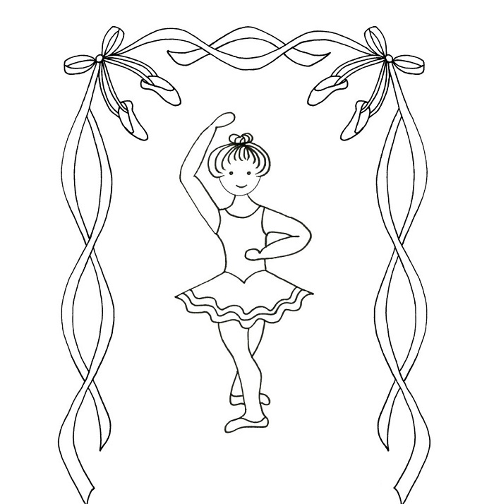 Ballet Positions Coloring Pages
