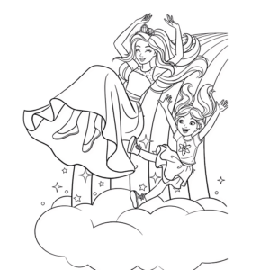 Barbie Coloring Page Free