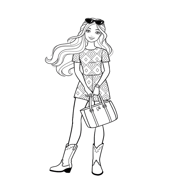 Barbie Coloring Sheets
