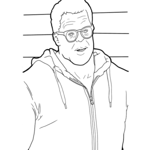 Brace Banner Hulk coloring page