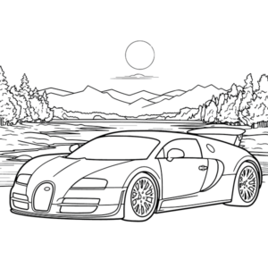 Bugatti Drawing