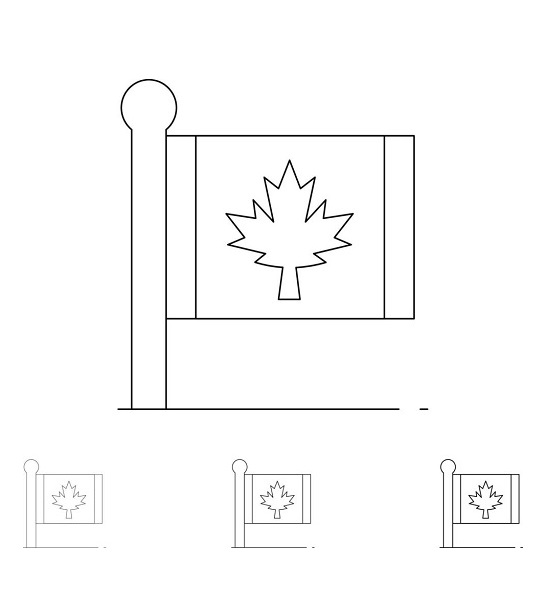 Canada Flag printable free
