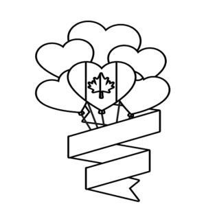 Canadian Flag balloons