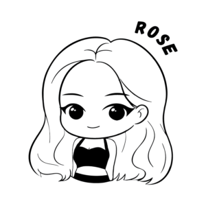 Chibi Cute Rose Pose
