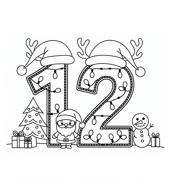 Christmas Numbers 12