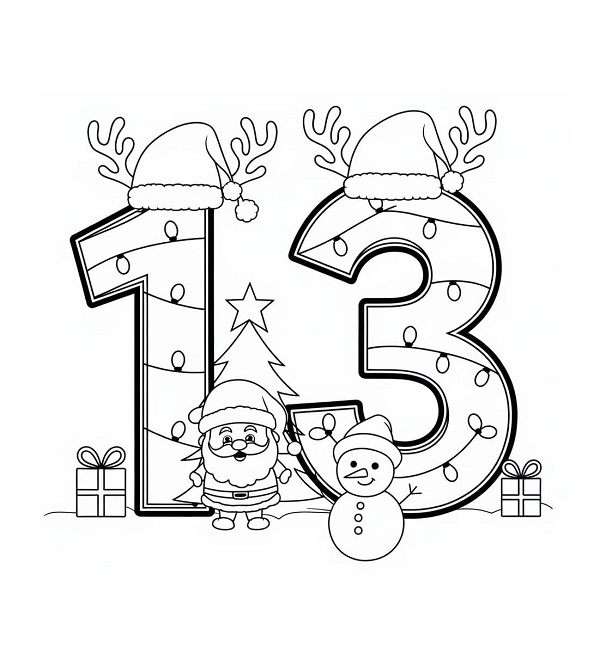 Christmas Numbers 13