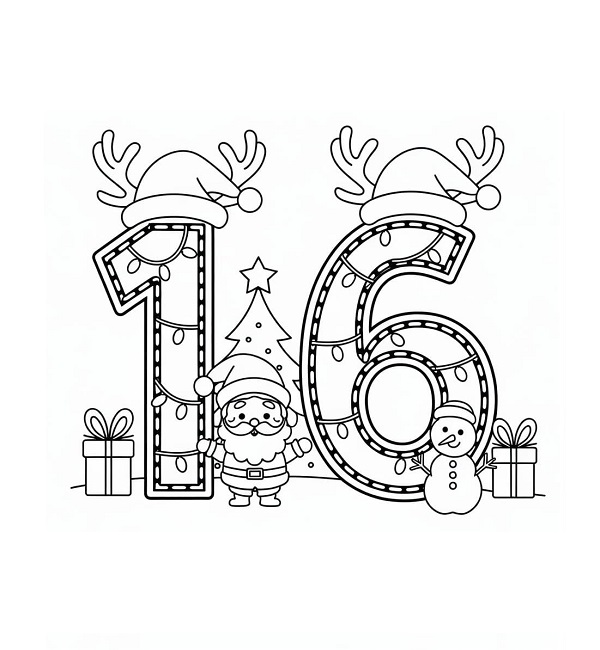 Christmas Numbers 16