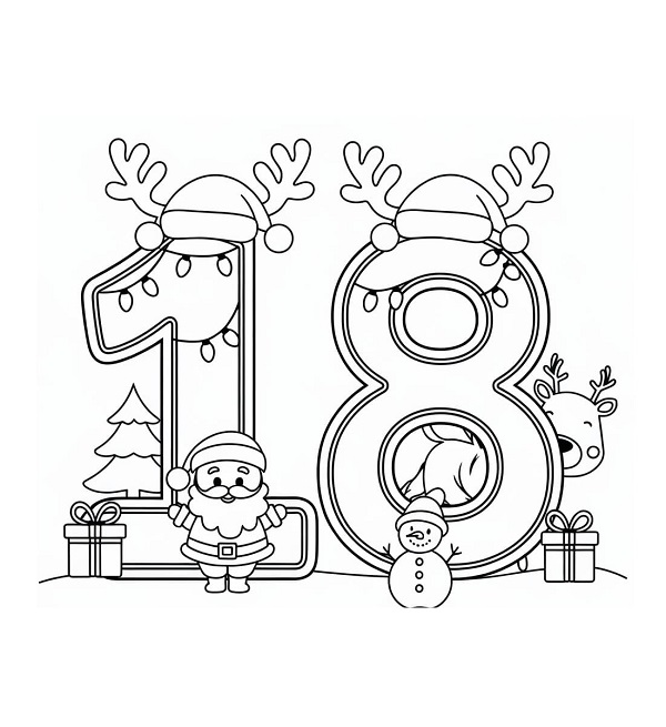 Christmas Numbers 18