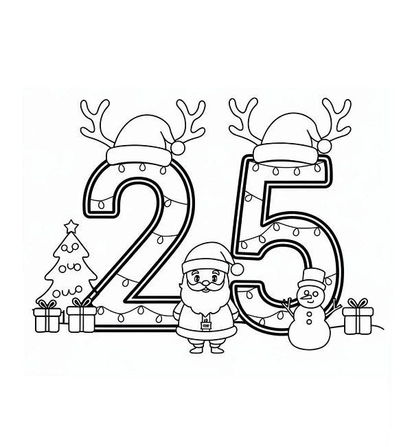 Christmas Numbers 25