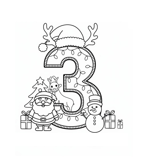 Christmas Numbers 3