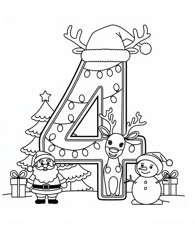 Christmas Numbers 4