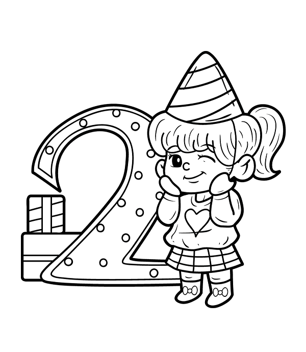 Coloring Page Number Printable