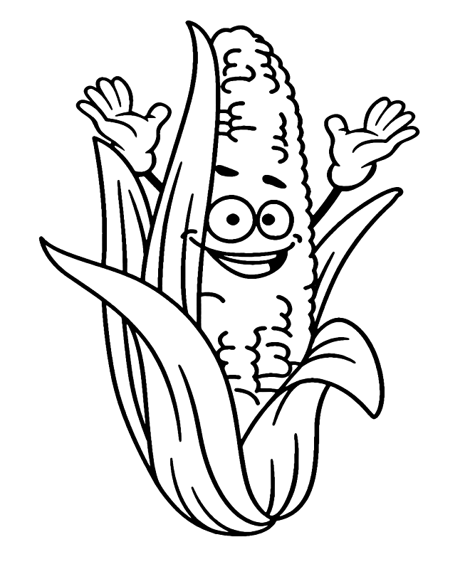 Corn Cartoon