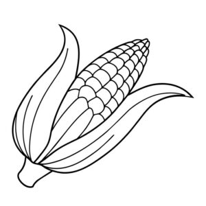 Corn images drawing
