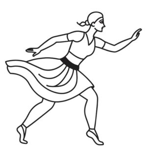 Dancing Coloring Page Printable