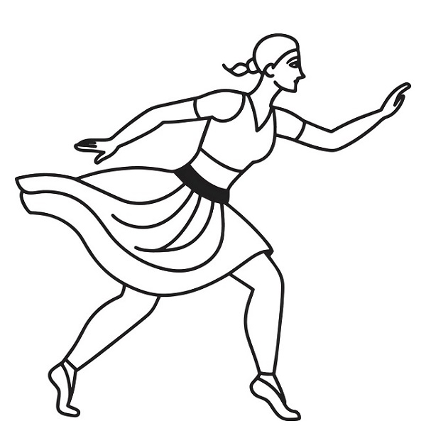 Dancing Coloring Page Printable