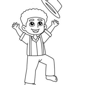 Dancing Coloring Sheets