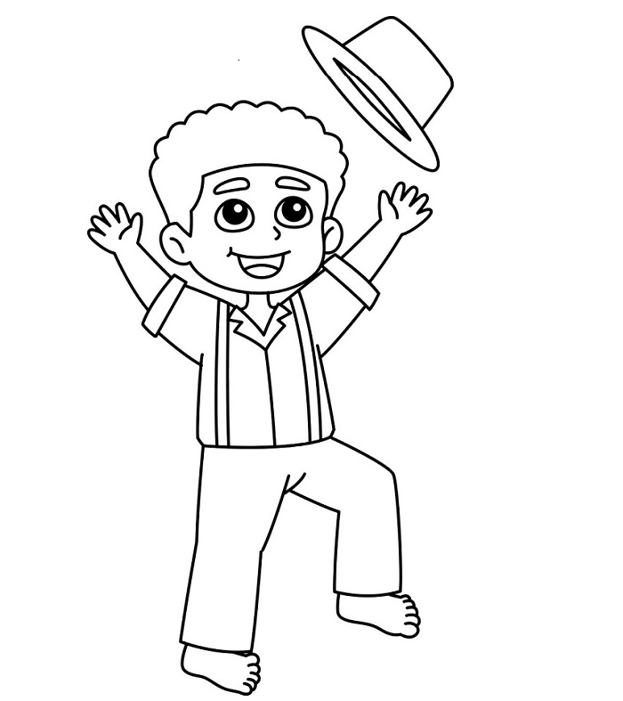 Dancing Coloring Sheets