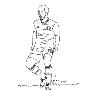 Eden Hazard Drawing
