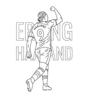 Erling Haaland Drawing