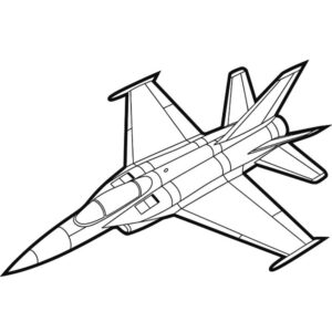 F 16 fighter jet drawing easy step by step