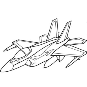 F-22 Raptor drawing