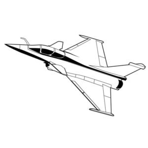 F16 fighter jet drawing easy with colour