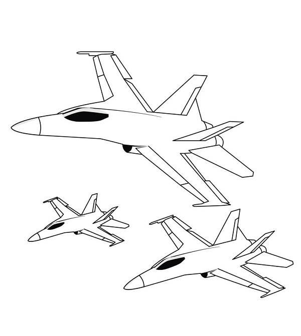 F16 fighter jet drawing easy with pencil