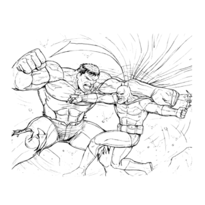 Fight Betwen Batman vs Hulk