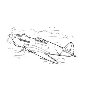 Fighter E30 coloring page