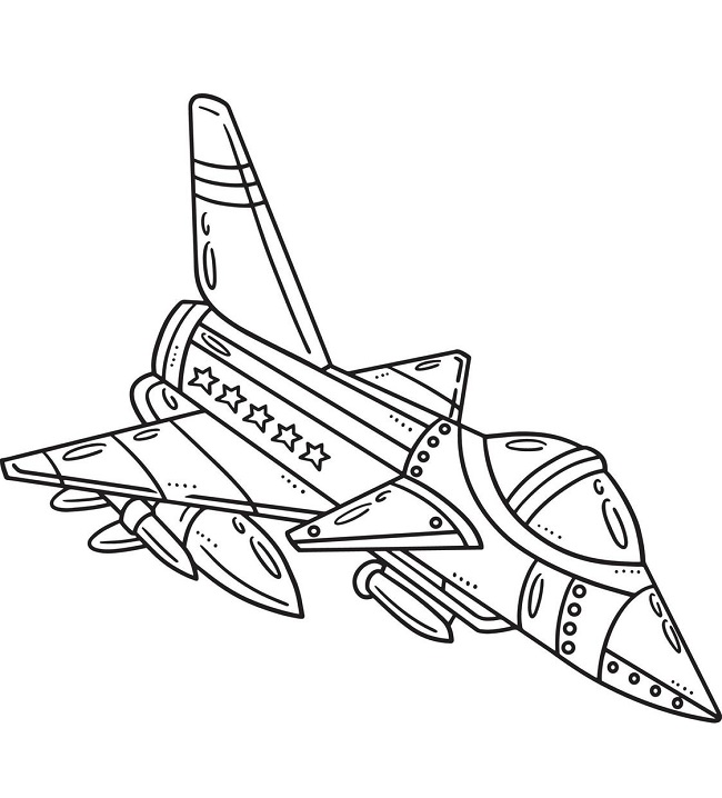 Fighter jet drawing easy