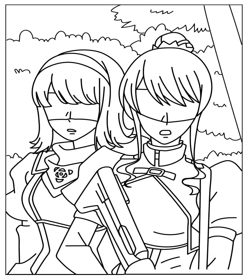 Girls in NieR Automata