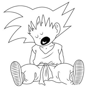 Goku Sleeping