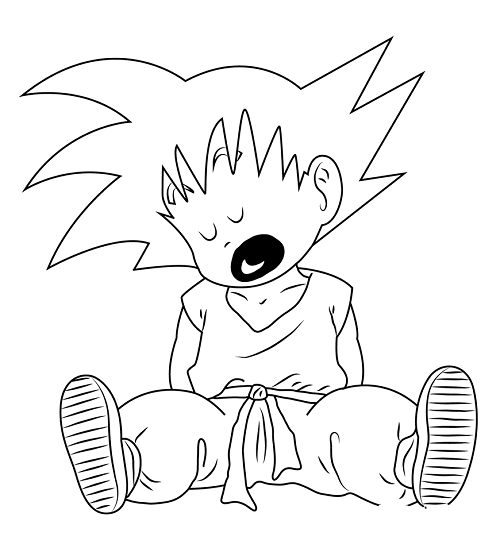 Goku Sleeping