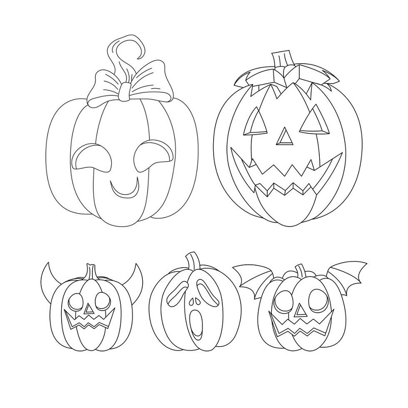 Halloween Pumpkin coloring page